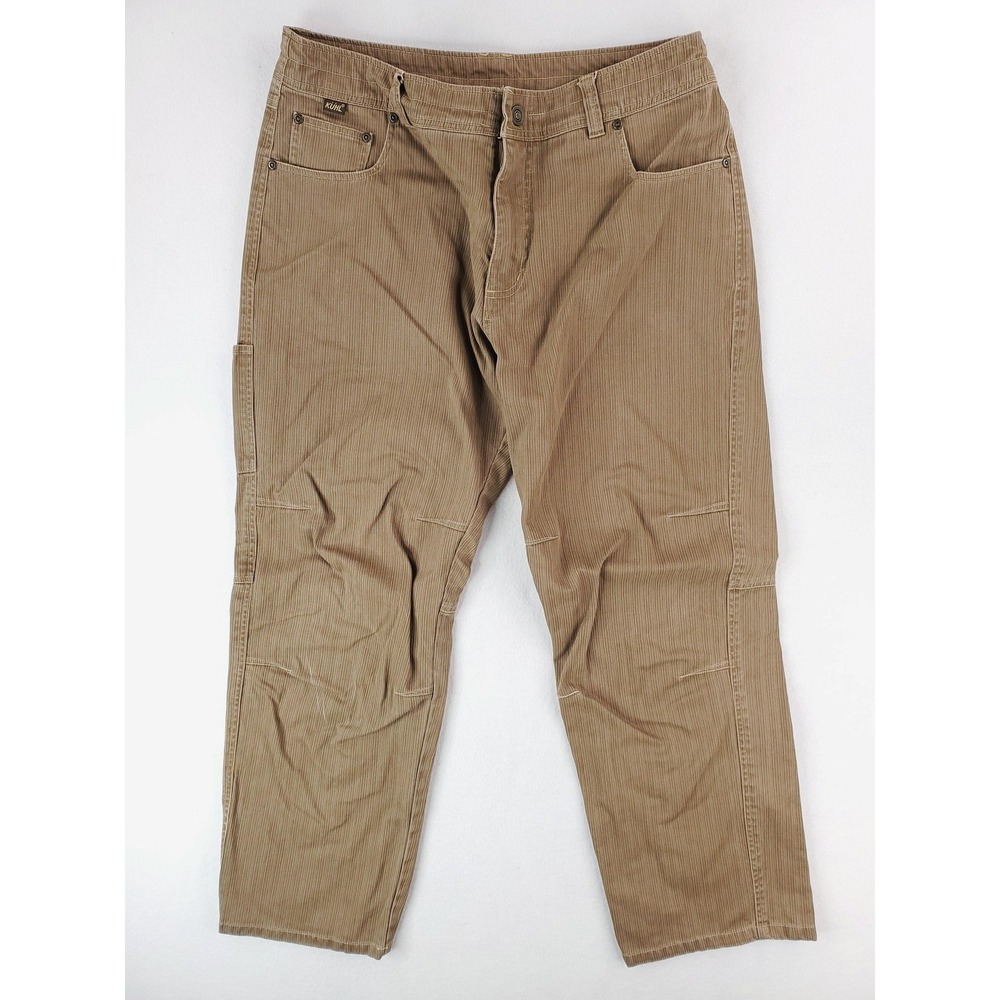 Kuhl‎ Pants Mens 34x30 Brown Outdoor Hiking Canvas Straight Fit Utility Workwear